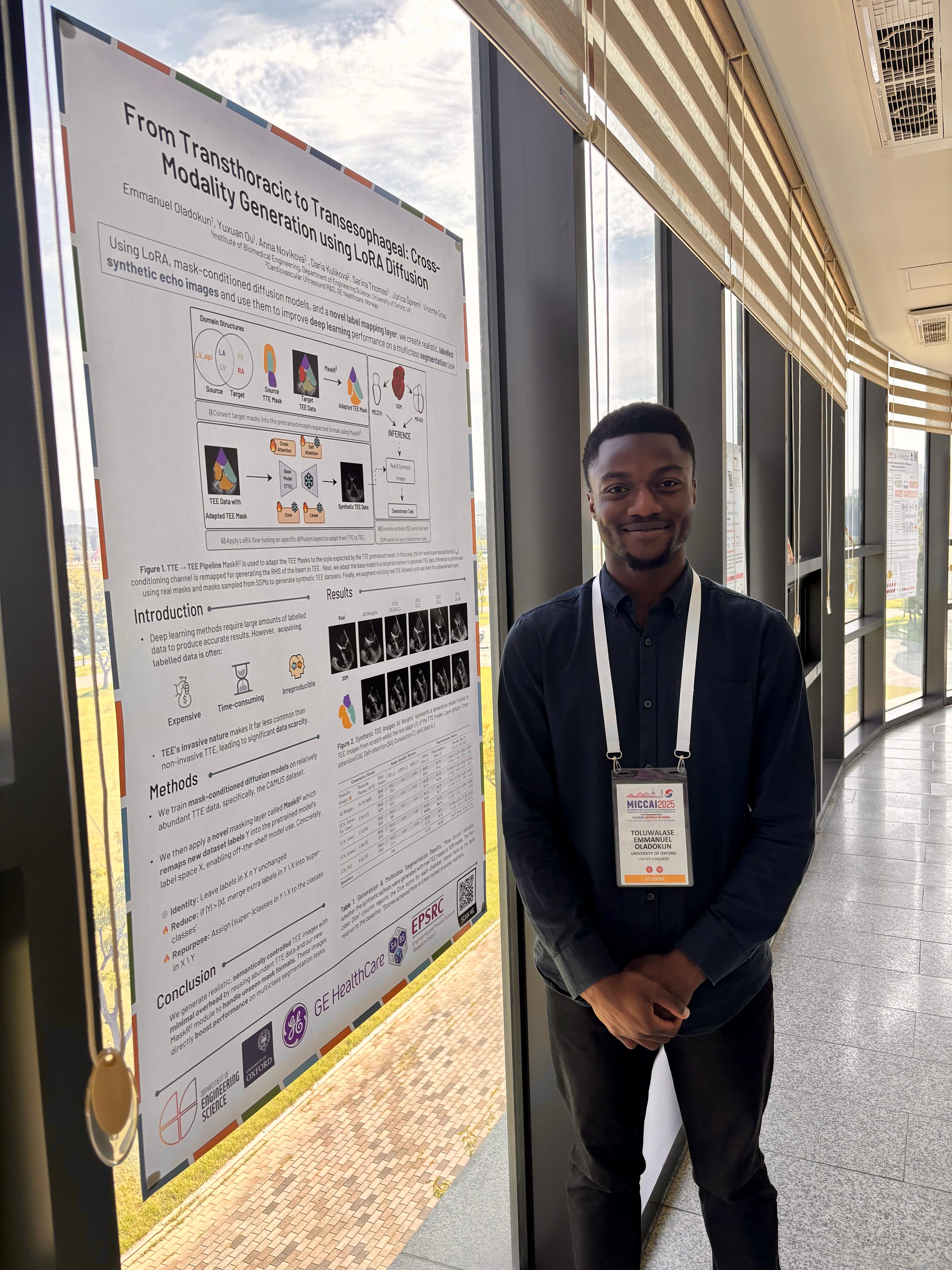 MICCAI 2025 poster photo